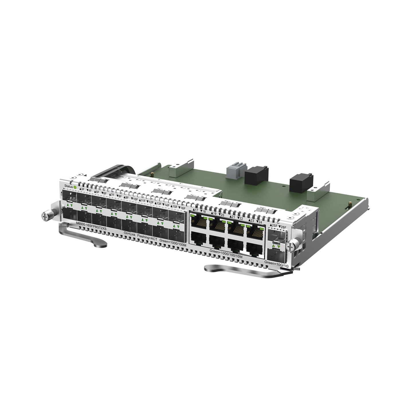 M6000-16SFP8GT2XS - Tarjeta switch de 16 puertos SFP y 8 RJ45 Gigabit para RG-NBS6002