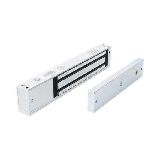 MAG600NLED Chapa Magnética de 600 lbs con LED Ultra-brillante, Sensor de Estado de Placa y Sin Magnetismo Residual