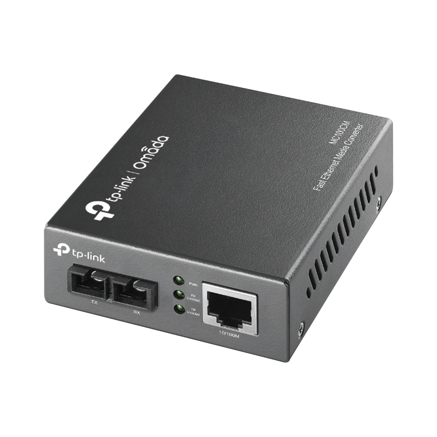 MC100CM Convertidor Fibra Óptica Multimodo /  1 Puerto RJ45 10/100 Mbps / Puerto Fibra Óptica SC 100 Mbps / Hasta 2 Km / Plug and Play