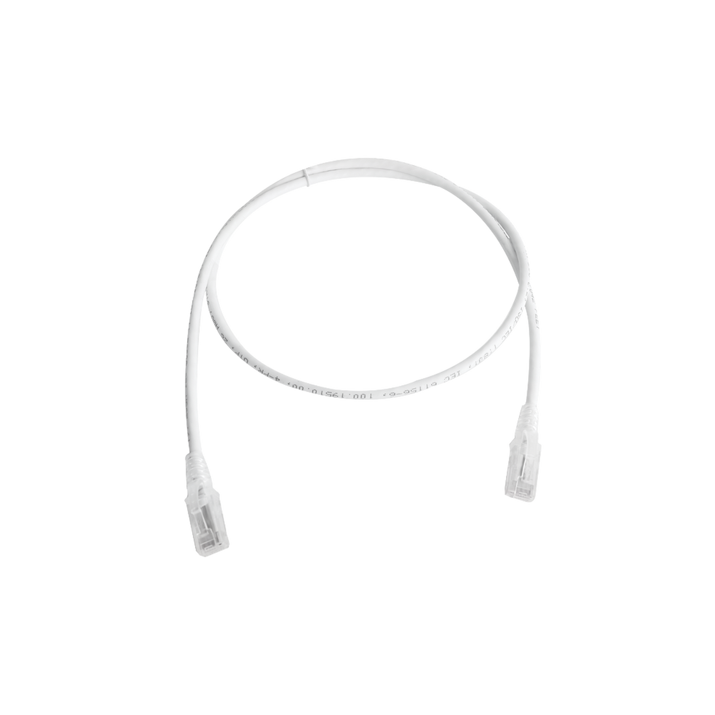 MC5-05-02B - Patch Cord MC5 Modular Cat5e UTP, CM/LS0H, 1.52 Metros (5 Pies), Color Blanco, Versi�n Bulk (Sin Empaque Individual)