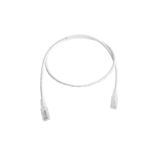 MC5-05-02B - Patch Cord MC5 Modular Cat5e UTP, CM/LS0H, 1.52 Metros (5 Pies), Color Blanco, Versi�n Bulk (Sin Empaque Individual)