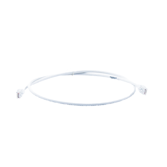 MC6-03-02B - Patch Cord MC6 Modular Cat6 UTP, CM/LS0H, 0.91 Metros (3 Pies), Color Blanco, Versi�n Bulk (Sin Empaque Individual)