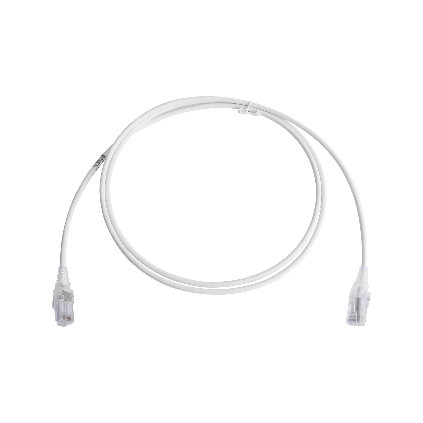 MC6-05-0228 - Patch Cord MC6 Modular Cat6 UTP, CM/LS0H, 1.52 Metros (5 Pies), Color Blanco, Di�metro Reducido (28AWG)
