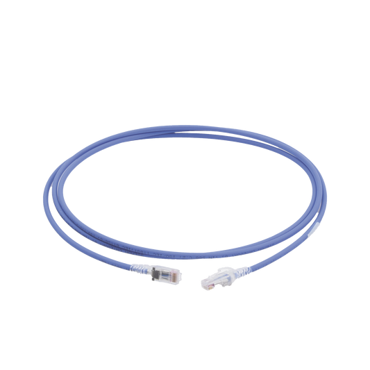 MC6-07-06 - Patch Cord MC6 Modular Cat6 UTP, CM/LS0H, 2.13 Metros (7 Pies), Color Azul