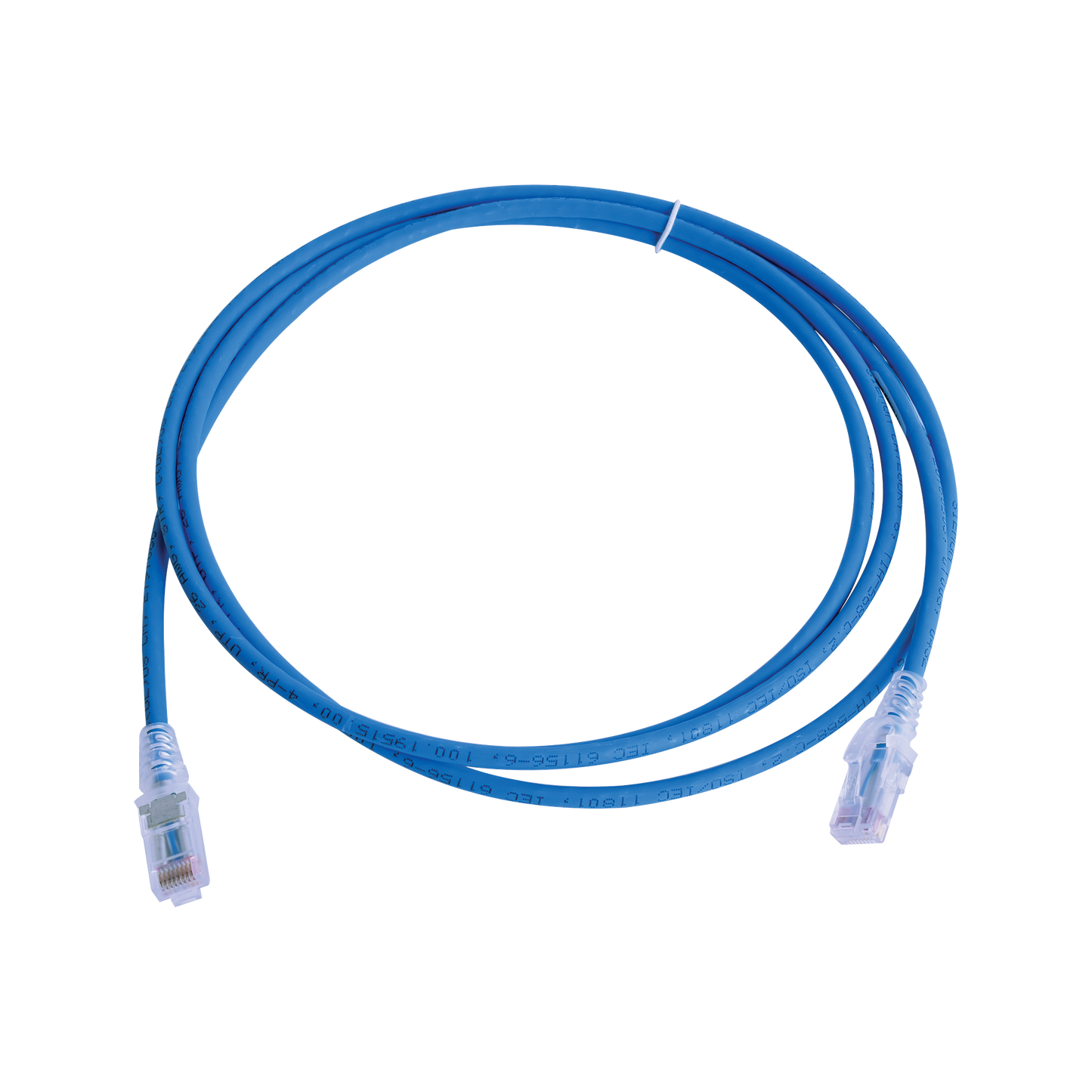 MC6-07-06B - Patch Cord MC6 Modular Cat6 UTP, CM/LS0H, 2.13 Metros (7 Pies), Color Azul, Versi�n Bulk (Sin Empaque Individual)