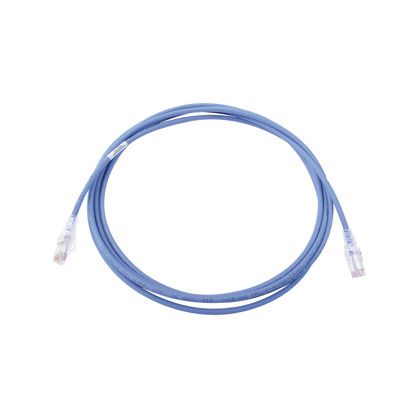 MC6-10-06B - Patch Cord MC6 Modular Cat6 UTP, CM/LS0H, 3.05 Metros (10 Pies), Color Azul, Versi�n Bulk (Sin Empaque Individual)