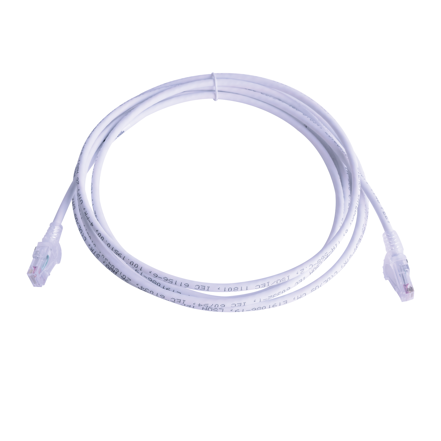 MC6-15-02 - Patch Cord MC6 Modular Cat6 UTP, CM/LS0H, 4.57 Metros (15 Pies), Color Blanco