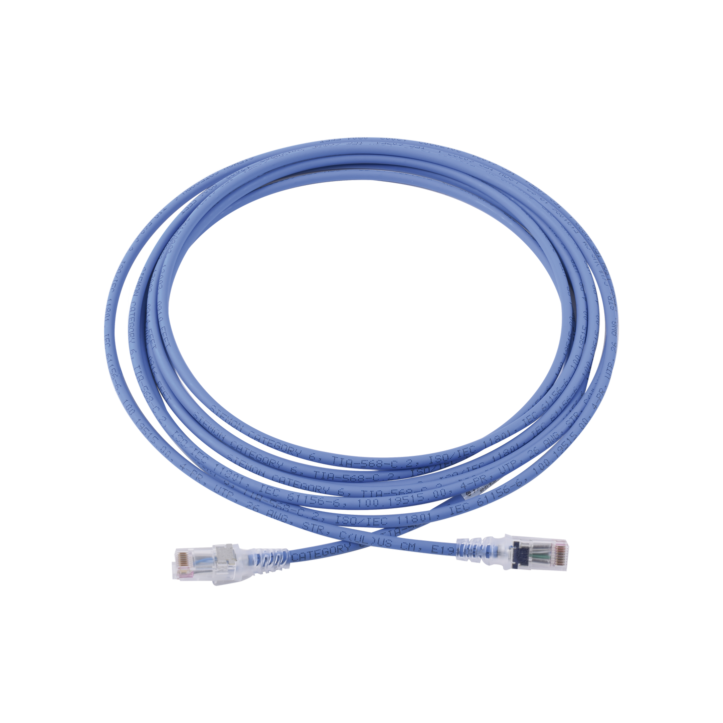 MC6-15-06 - Patch Cord MC6 Modular Cat6 UTP, CM/LS0H, 4.57 Metros (15 Pies), Color Azul