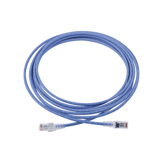 MC6-15-06 - Patch Cord MC6 Modular Cat6 UTP, CM/LS0H, 4.57 Metros (15 Pies), Color Azul