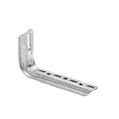 MG-60-102EZ - Ménsula omega tipo L inteligente, 310 mm de ancho, con acabado Electro Zinc