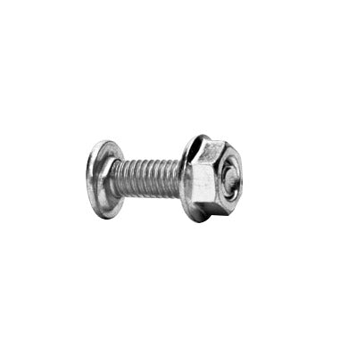 MG-66-403EZ - Tornillo + tuerca milimétrico, con acabado Electro Zinc