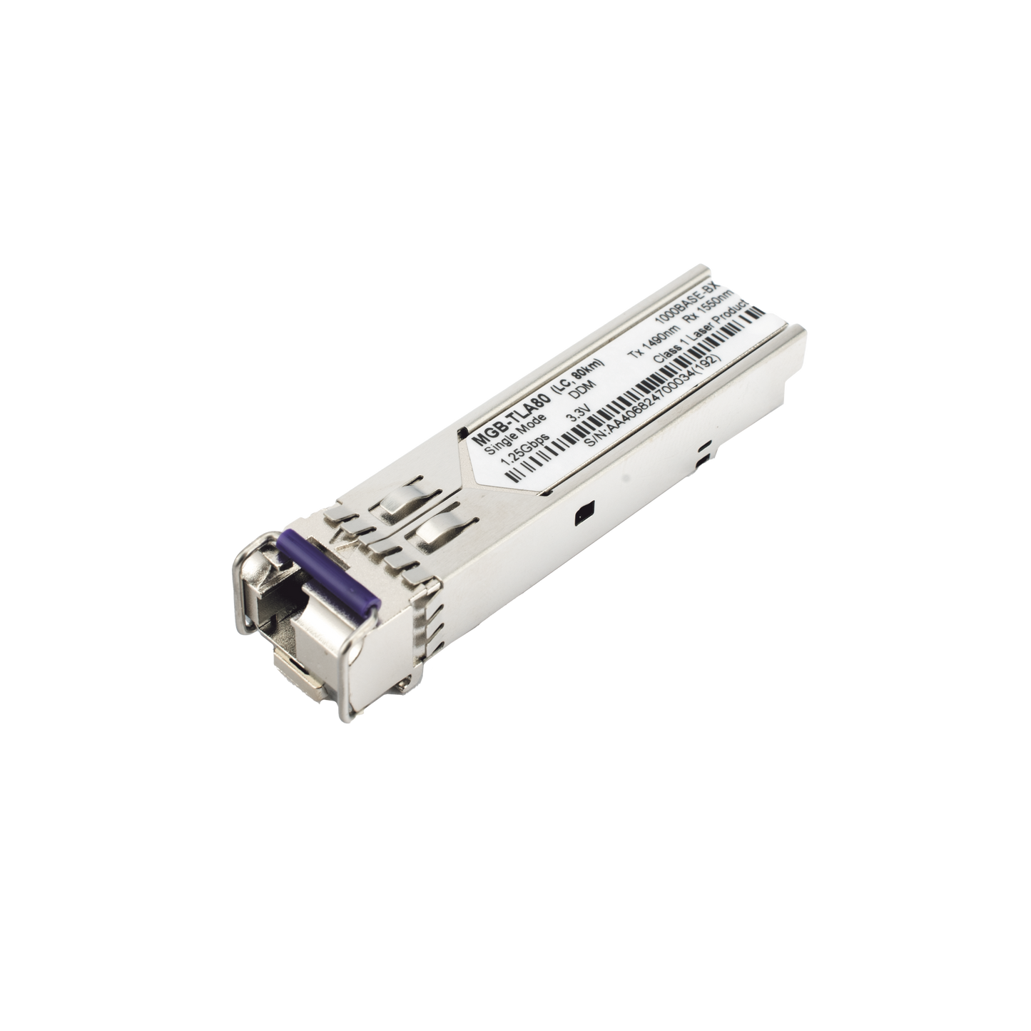 MGB-TLA80 - Módulo Industrial  mini-GBIC SFP-Port 1000BASE-LX - 80 km (-40~85 grados C)