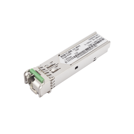 MGB-TLB80 - Módulo mini-GBIC SFP-Port 1000BASE-BX (WDM, TX:1550nm) - 80 km (-40~85 grados C)