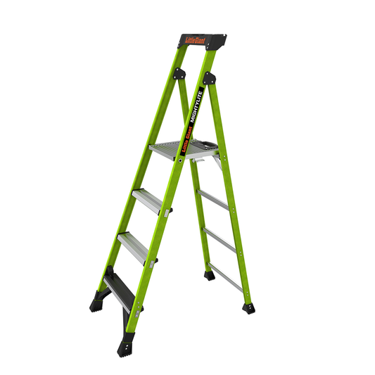 MIGHTYLITE-6IA-V2 Escalera de Aluminio + Fibra de Vidrio de 1.8m con Soporte para Herramienta. !La Más Liviana del Mundo! (SKU:15406-001)