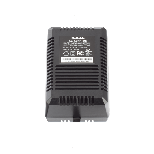 MKAC-66-242500U - Transformador de 24 VCA / 2.5 Amp (60 VA) / Multiples Usos / Recomendado para PTZ TURBOHD e IP / Interior