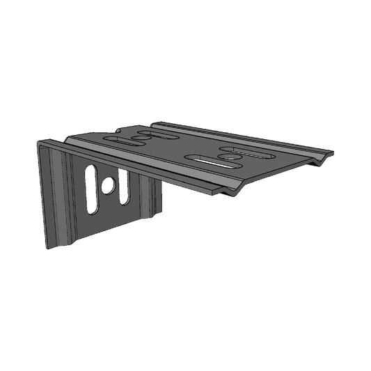 ML-MEC-100EZ - Ménsula Para MallaFils, para montaje en pared, para anchos de charola de 100 mm, con acabado electrozinc