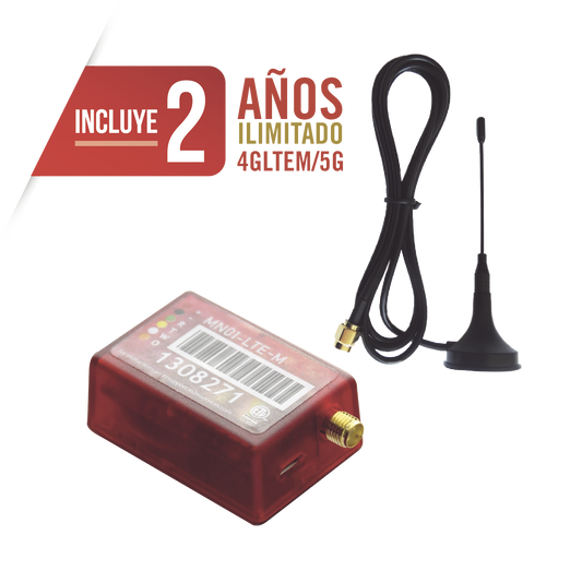 MN01-LTE-M Comunicador LTE 5G Dual SIM / INCLUYE 2 AÑOS 4G/5G sin Limites / ÚNICO Programación Remota DSC/HONEYWELL / Cero Configuración / Compatible Honeywell/DSC/CROW/PIMA