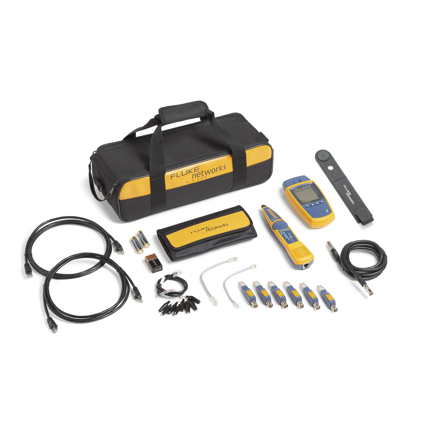 MS2-KIT - Kit Profesional de Verificador de Red MicroScanner2, para Comprobaci�n de Redes de Voz, Datos y Video, con Pantalla LCD Retroiluminada