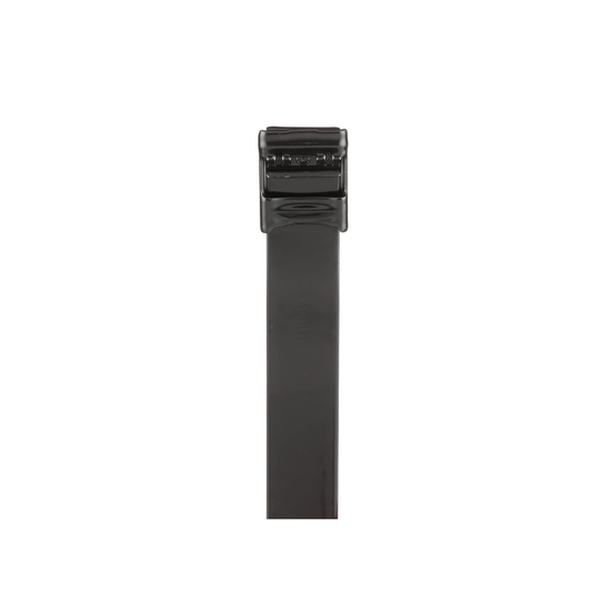 MSC8W50T15-L6 - Cincho de Acero Inoxidable 316L con Recubrimiento en Nylon 11, 780 mm largo x 12.7mm ancho, Color Negro, Uso Interior/Exterior, Paquete de 50pz