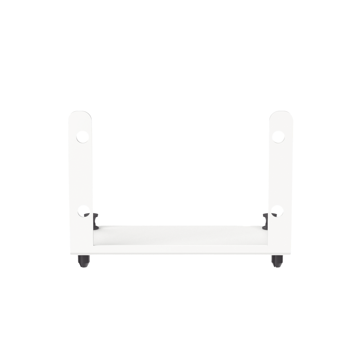 MSFCB2 - Soporte Para 2 Adaptadores de Fibra Óptica Opticom®, Para Uso con Gabinetes Multipropósito, de Instalación a Presión, Color Blanco