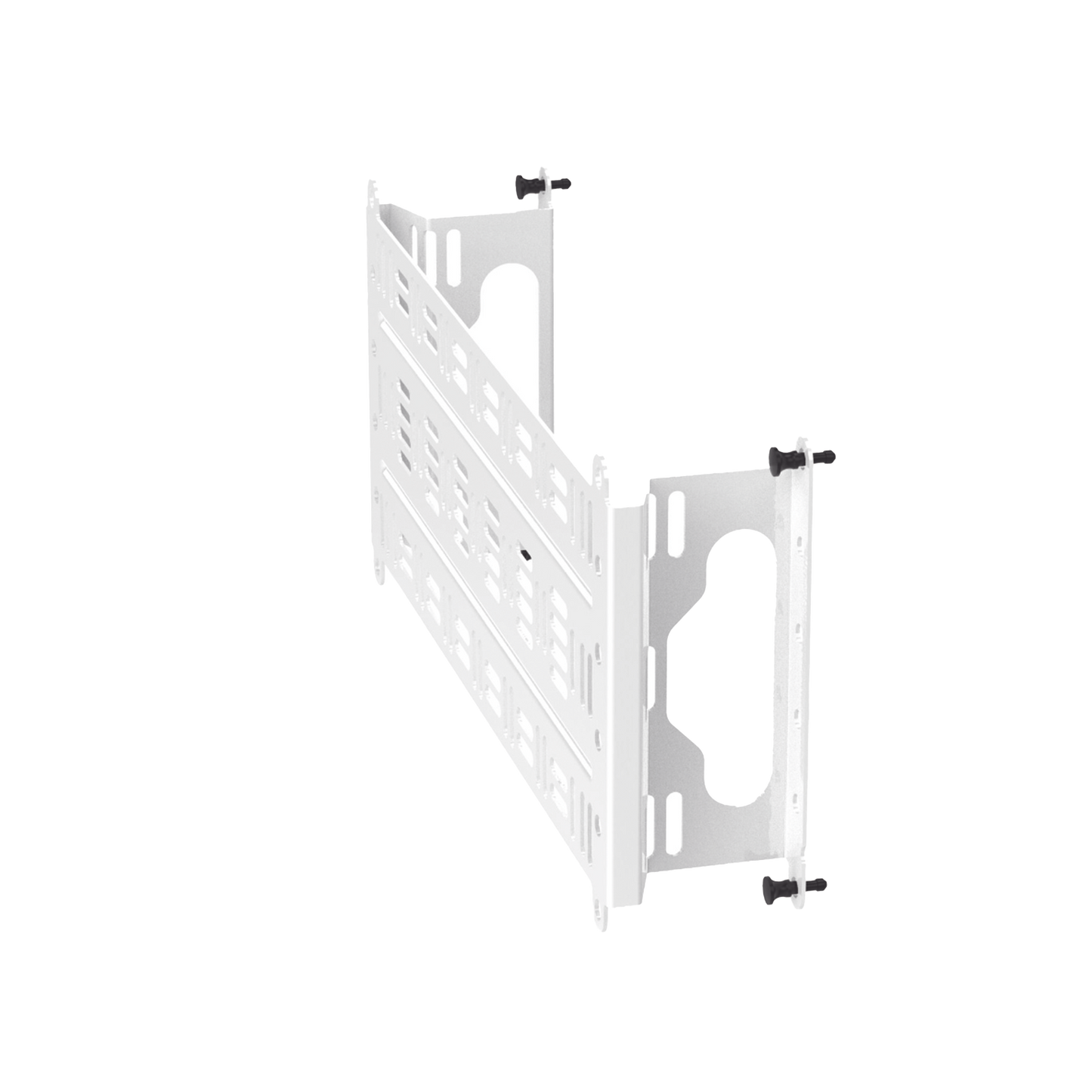 MSSHLF - Accesorio Para Montaje de Equipos o Dispositivos en Gabinetes Multipropósito, de Instalación a Presión, de Acero, Color Blanco
