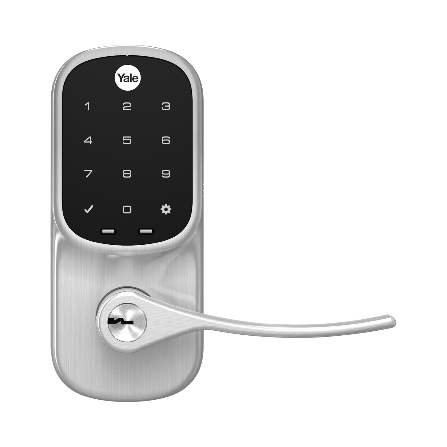 MX89610 Cerradura Autónoma YRL226 con Teclado Táctil y Manija /Smarphone Control Opcional/ Para puertas de 35 mm a 45 mm de espesor.