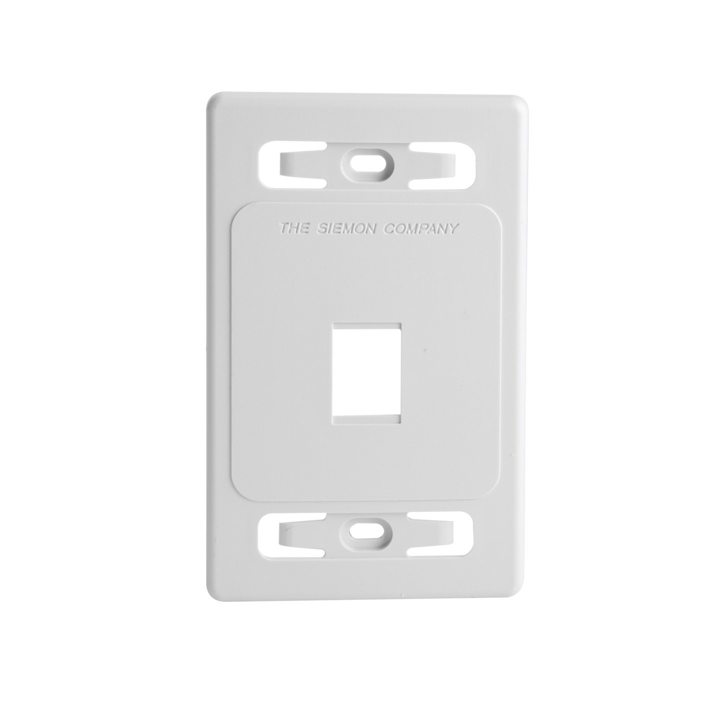 MX-FP-S-01-02 - Placa de Pared Modular MAX, de 1 Salida, Color Blanco