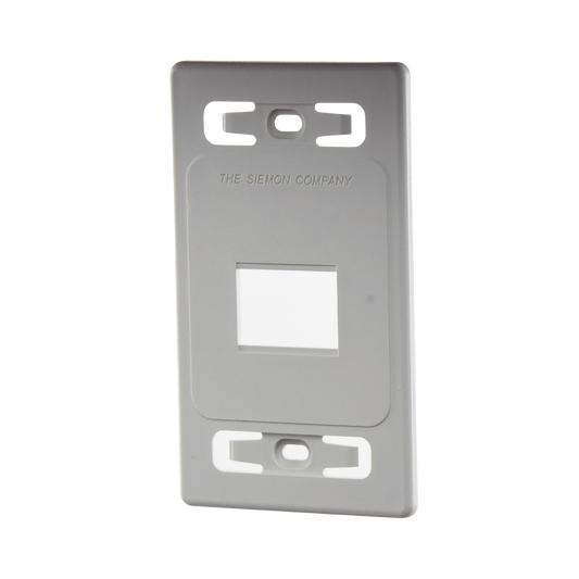 MX-FP-S-02-02 - Placa de Pared Modular MAX, de 2 Salidas, Color Blanco