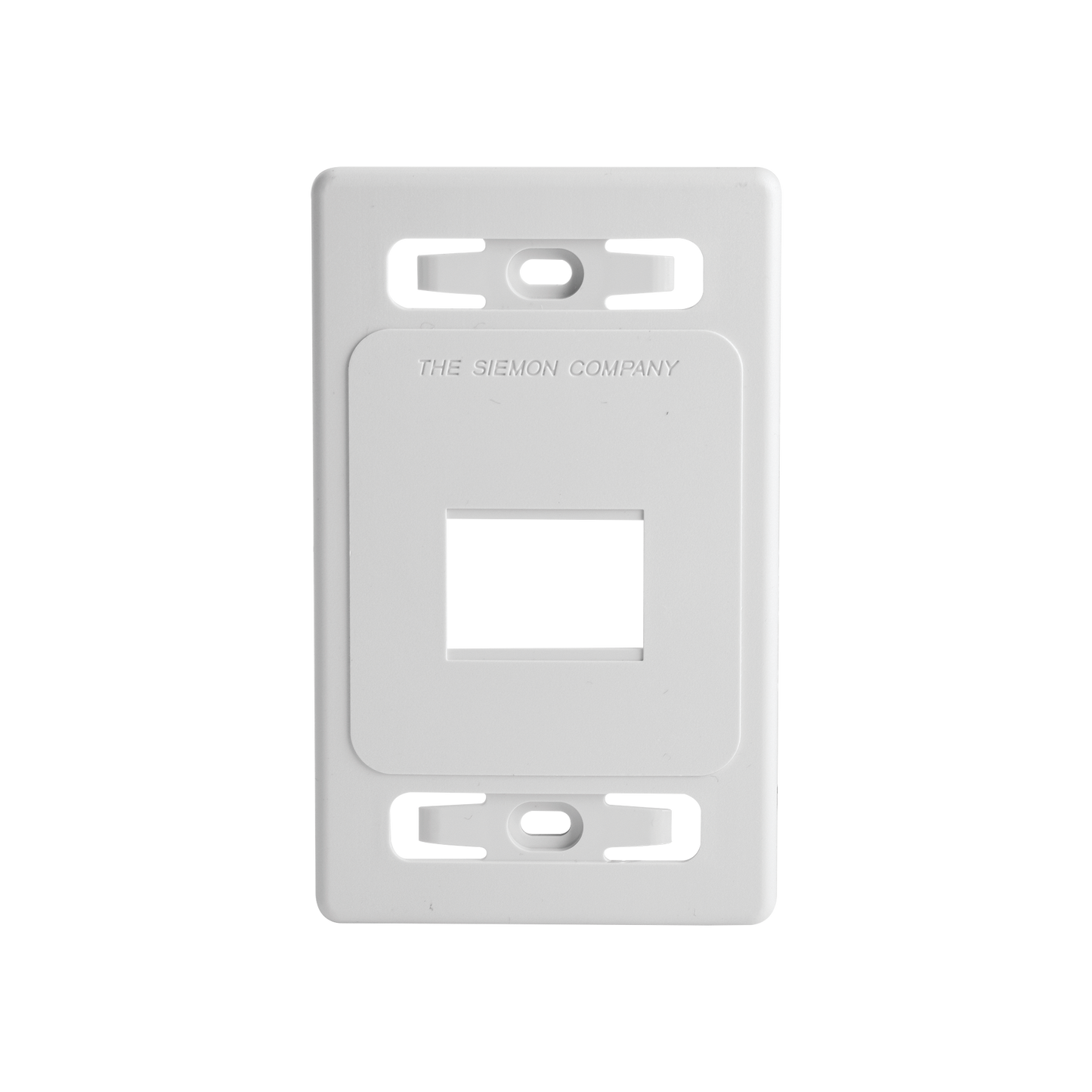 MX-FP-S-02-02B - Placa de Pared Modular MAX, de 2 Salidas, Color Blanco, Versi�n Bulk (Sin Empaque Individual)