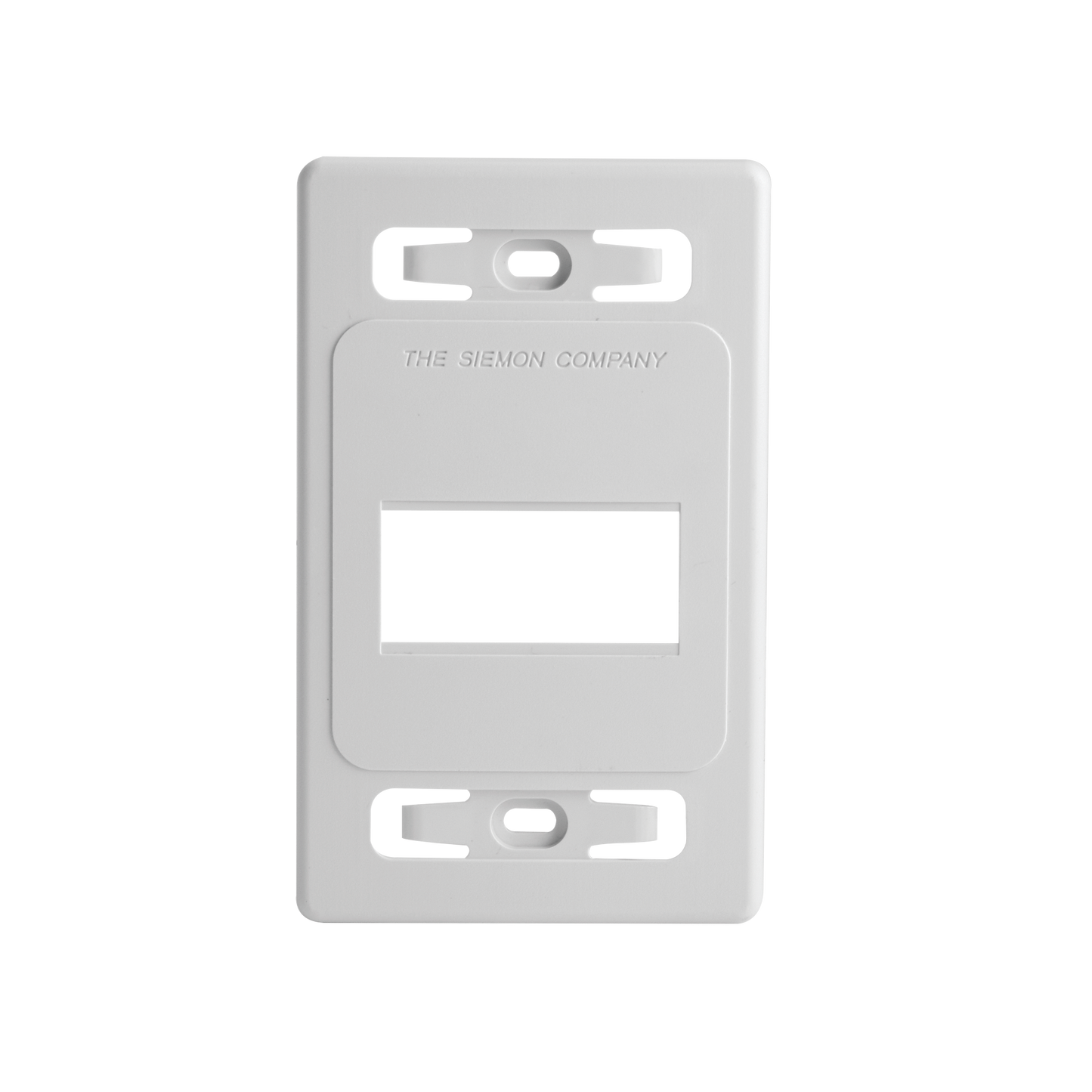 MX-FP-S-03-02B - Placa de Pared Modular MAX, de 3 Salidas, Color Blanco, Versi�n Bulk (Sin Empaque Individual)