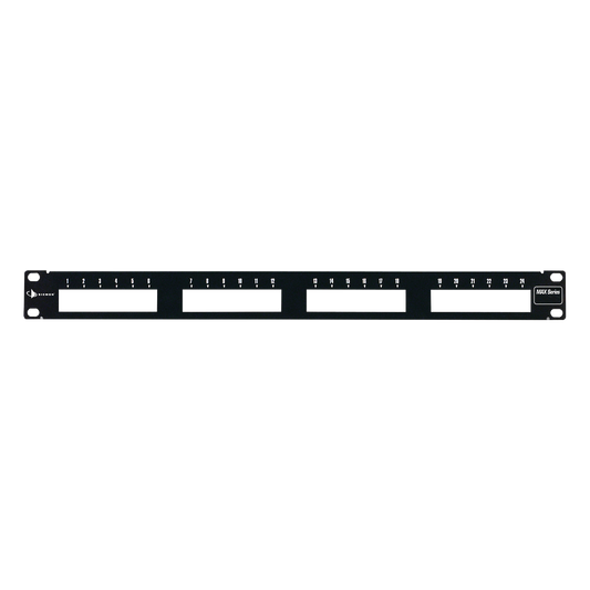MX-PNL-24 - Patch Panel MAX Modular (Vac�o), de 24 Puertos, Plano, 1UR