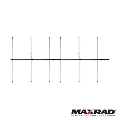 MYA-1506K - Antena Yagi Direccional para Base, 150-174 MHz, 10.2 dB de ganancia, 6 elementos, 250 Watt.