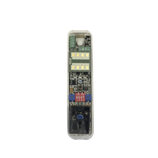 NATSENSOR Sensor tipo cortina/ Interior y Exterior/ Funcion antimascara / Doble tecnologia PIR & MW/ Cobertura de hasta 12 metros/ Compatible con cualquier panel de alarma / Cableado