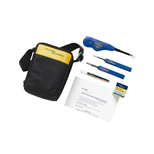 NFC-KIT-CASE-E Kit Avanzado de Limpieza de Fibra Óptica, Para 2150 Procesos de Limpieza