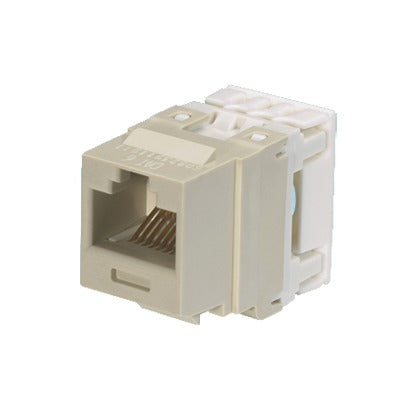 NK688MIW - Conector Jack Estilo 110 (de Impacto), Tipo Keystone, Categor�a 6, de 8 Posiciones y 8 Cables, Color Blanco Mate
