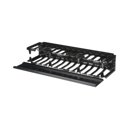 NMF2 Organizador de Cables Horizontal NetManager de Alta Densidad, Sencillo (Solo Frontal), Para Rack de 19in, 2UR