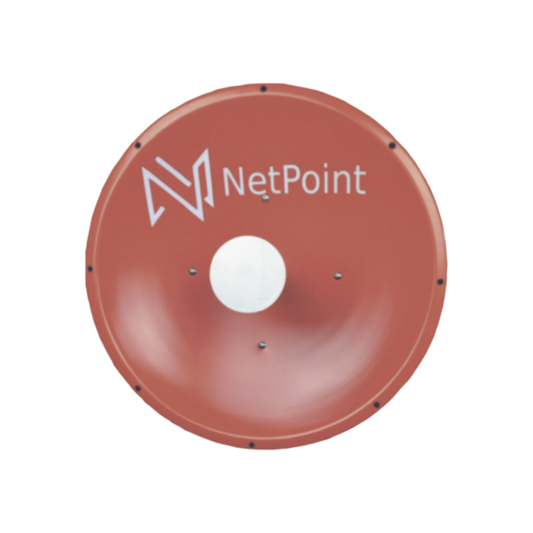 NPTR3 Antena altamente Direccional / 4 ft / 4.9-6.4 GHz / Diseñada para ambientes salinos / Ganancia 37 dBi / SLANT de 45 ° y 90 ° / Incluye radomo, jumper y montaje de acero inoxidable.