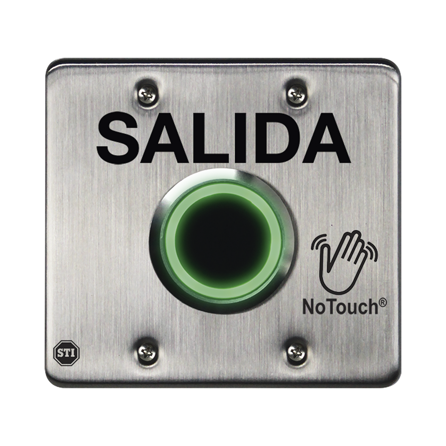 NT-SS201-ES Interruptor IR NoTouch® de Acero Inoxidable, Salida Doble, SALIDA