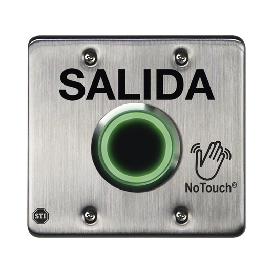 NT-SS201-ES Interruptor IR NoTouch® de Acero Inoxidable, Salida Doble, SALIDA