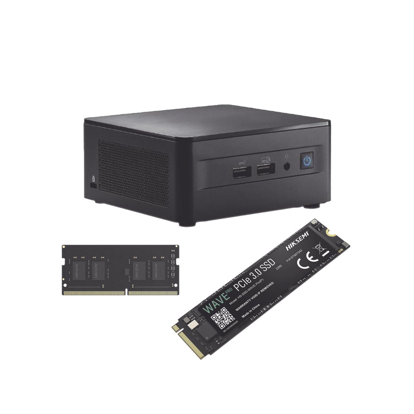NUCASI512I16G256G ASUS NUC KIT / ESTACION DE TRABAJO / CORE I5 12VA GENERACION / RAM 16GB / SSD 256