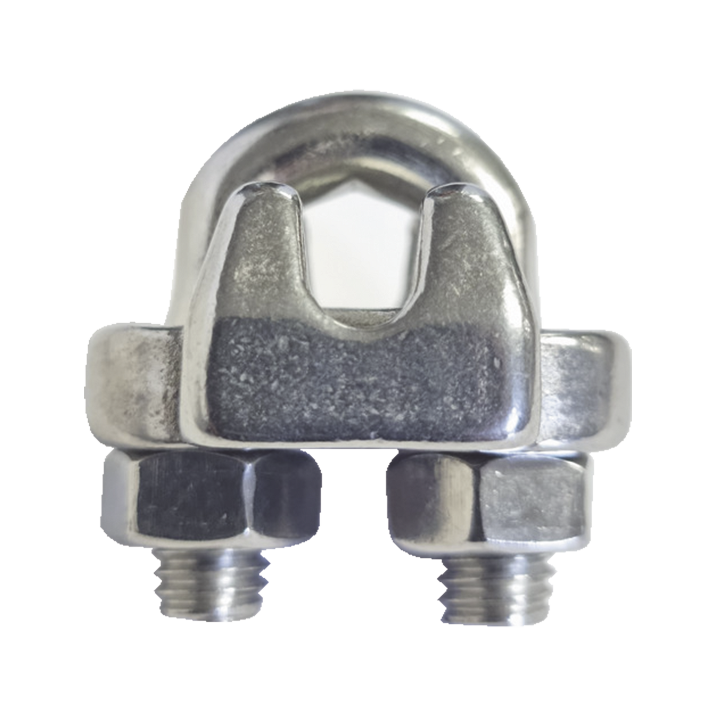 NUDO-14-FJSS - Nudo/ Perro/ Abrazadera Acero Forjado para Cable de 1/4", Acero Inoxidable.