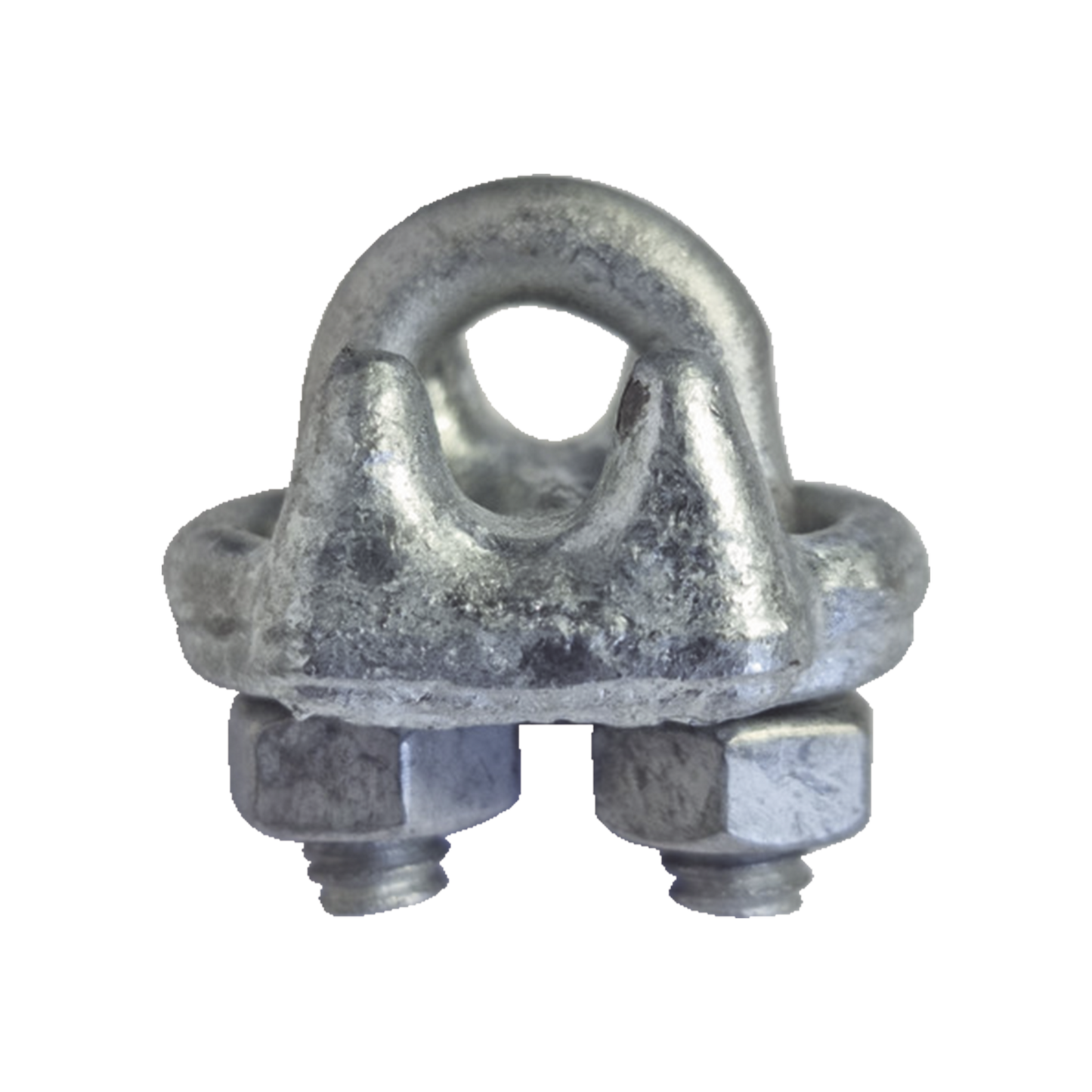 NUDO-38-FJG - Nudo/ Perro/ Abrazadera Acero Forjado para Cable de 3/8", Galv. por Inmersión en Caliente.