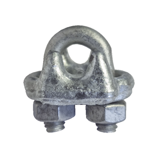 NUDO-38-FJG - Nudo/ Perro/ Abrazadera Acero Forjado para Cable de 3/8", Galv. por Inmersión en Caliente.