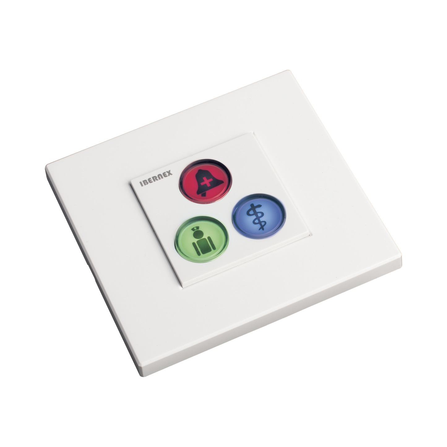 NX0392 Modulo de 3 Botones iluminados con Lector RFID 125 KHz / Alarma / Cancelar y Código Azul / BUS RS485 / Compatible con NX0019/B, NX1021 y NX0015