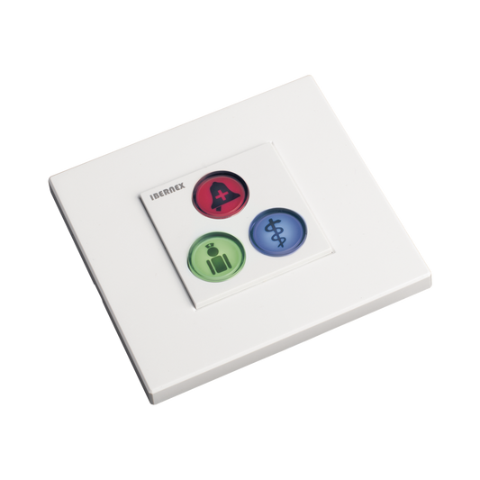 NX0394 Modulo de 3 Botones iluminados / Alarma / Cancelar y Código Azul / BUS RS485 / Compatible con NX0019/B, NX1021 Y NX0015