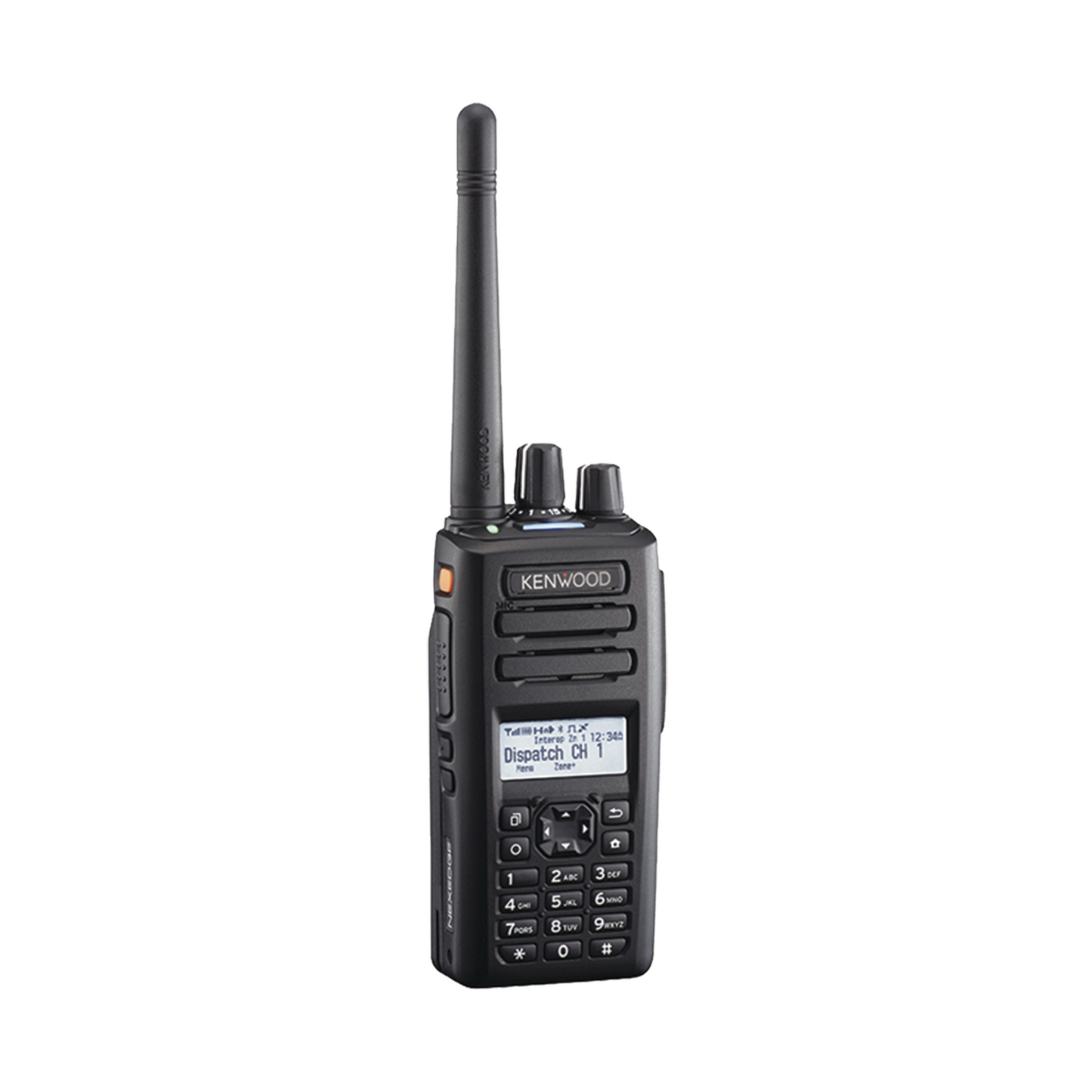 NX-3320-K3 - Radio portátil UHF 400-520 MHz, 260 Canales, Digital NXDN-DMR-Análogo, GPS, Bluetooth, IP67, 2 Pines, Incluye Batería-Antena-Cargador-Clip.