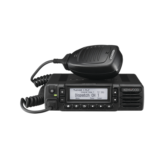 NX-3820-HGK2 - Radio móvil UHF 400-470 MHz, Digital NXDN-DMR-Análogo, 512 Canales, 45 W, GPS, Bluetooth, Cancelación de ruido. Incluye accesorios