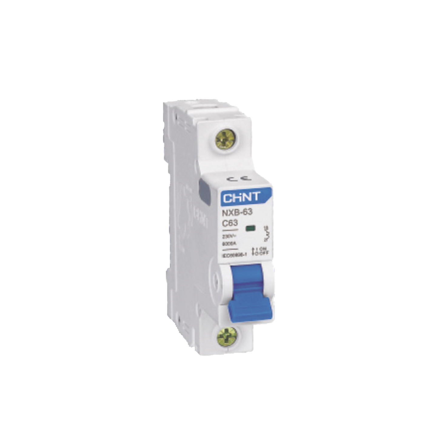 NXB631PC6 - Pastilla para Riel Din, 1 Polo, 6 Amp, Vca:110/415v, 6kA, Catálogo: NXB631PC6, Serie: NXB-63.