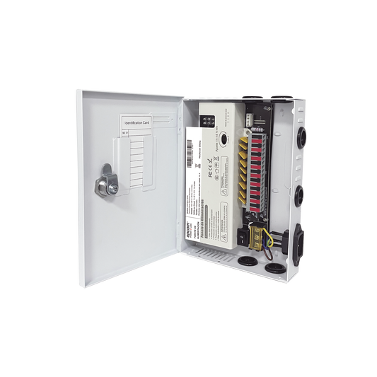 NXP9DC16HD - Fuente / 11-15 V / 9 canales / 16 A / Alta tecnología en seguridad / Doble ventilador / Hasta 1.8 Amperes por Salida / Filtro de ruido por canal / Diseño de alta gama.