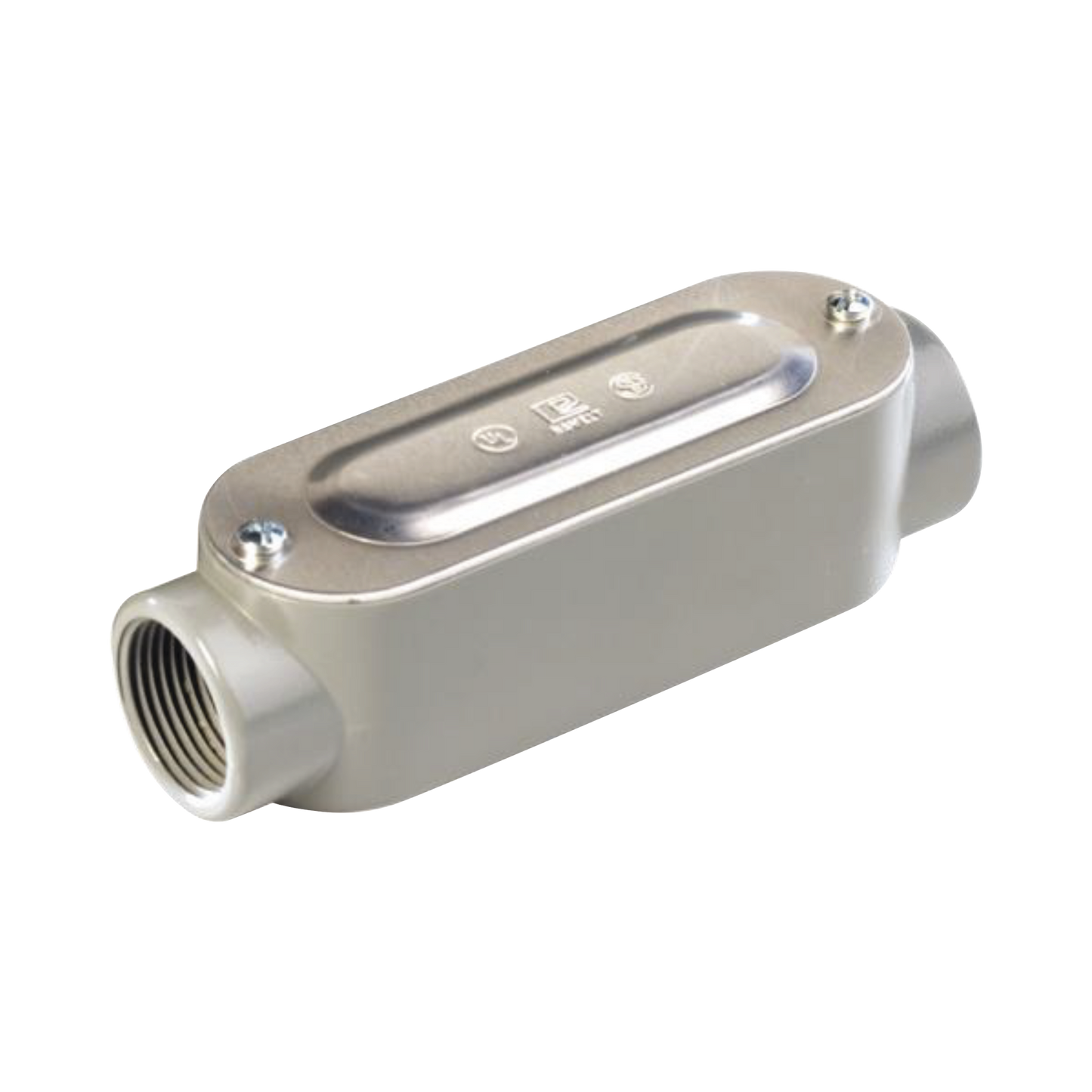OC-2625C - Caja oval roscada tipo C de 1 1/4" (31.8 mm) Incluye tapa y tornillos.